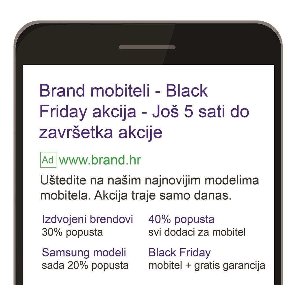 Sitelinkovi za Google Ads oglase